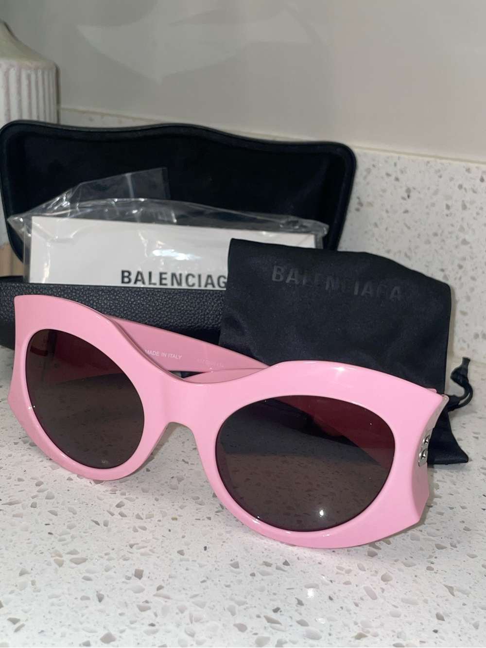 Balenciaga Pink Sunglasses